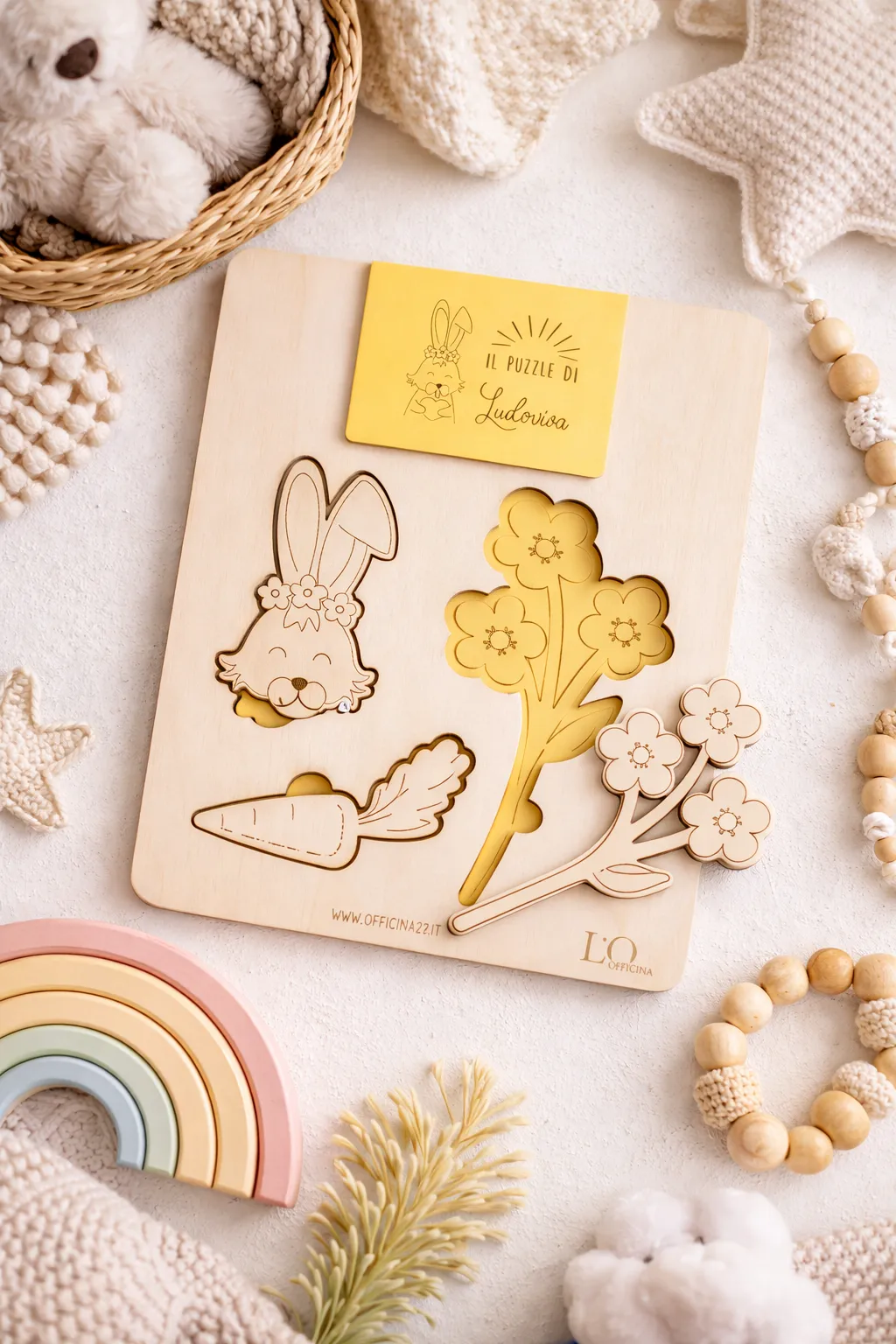 Giochi in legno artigianali per bambini