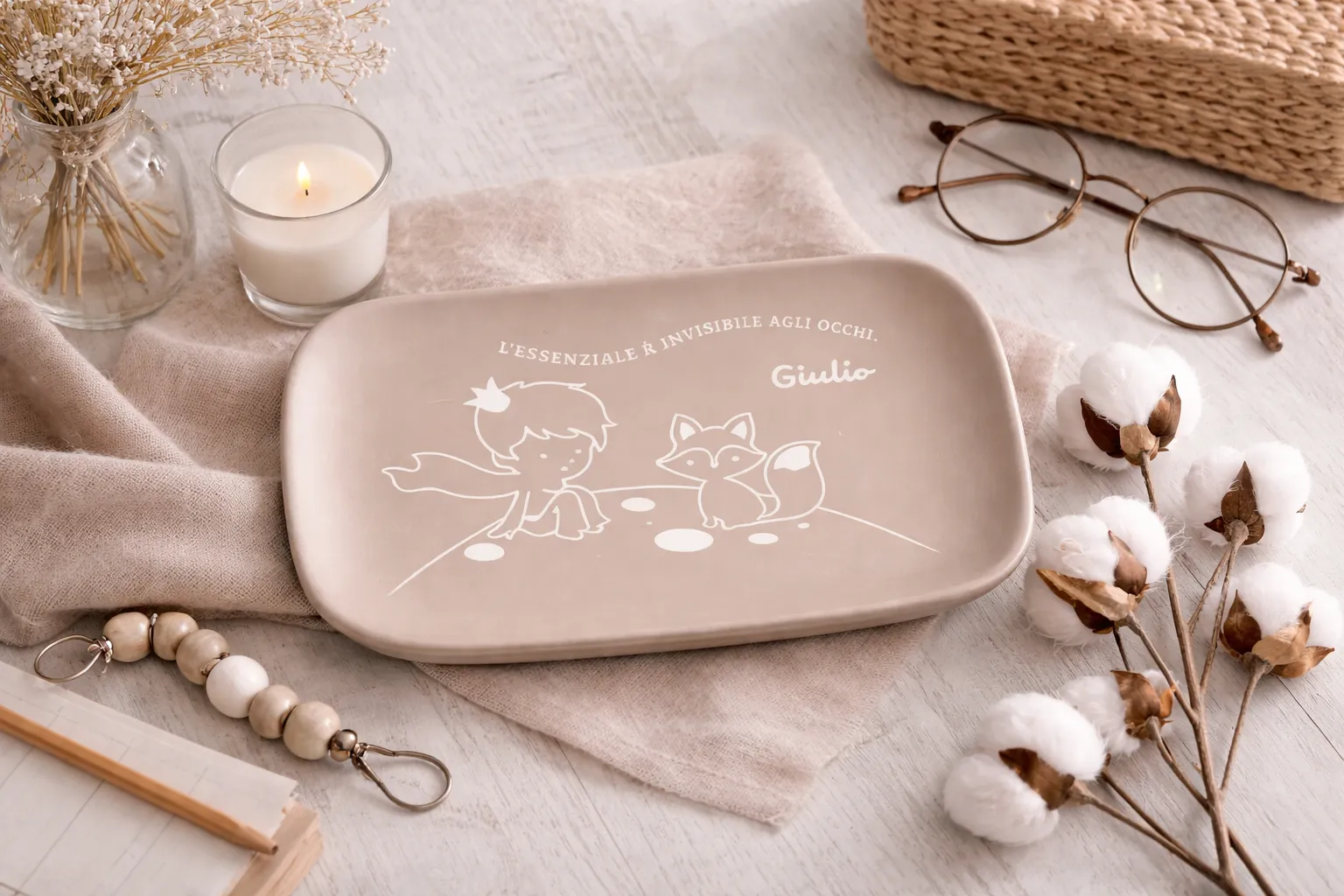Svuota Tasche Decorativo in Ceramica personalizzabile