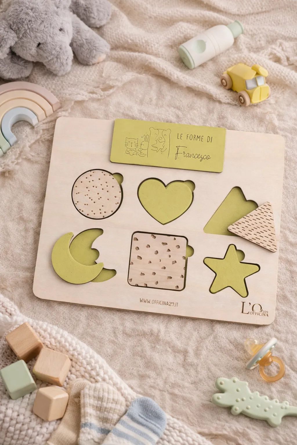 Puzzle artigianale personalizzabile