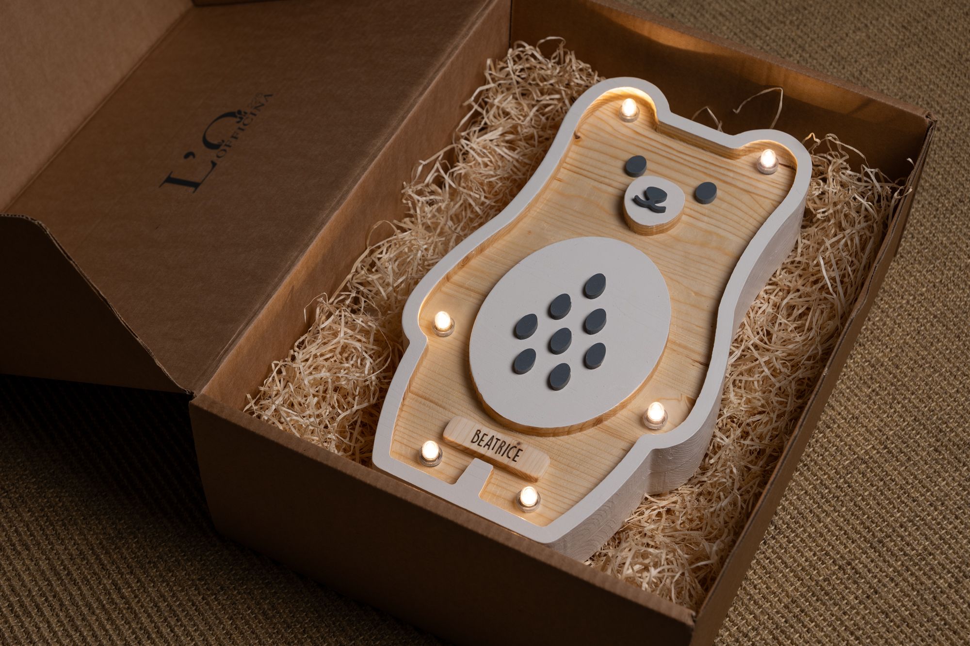 Packaging Lampada Orso