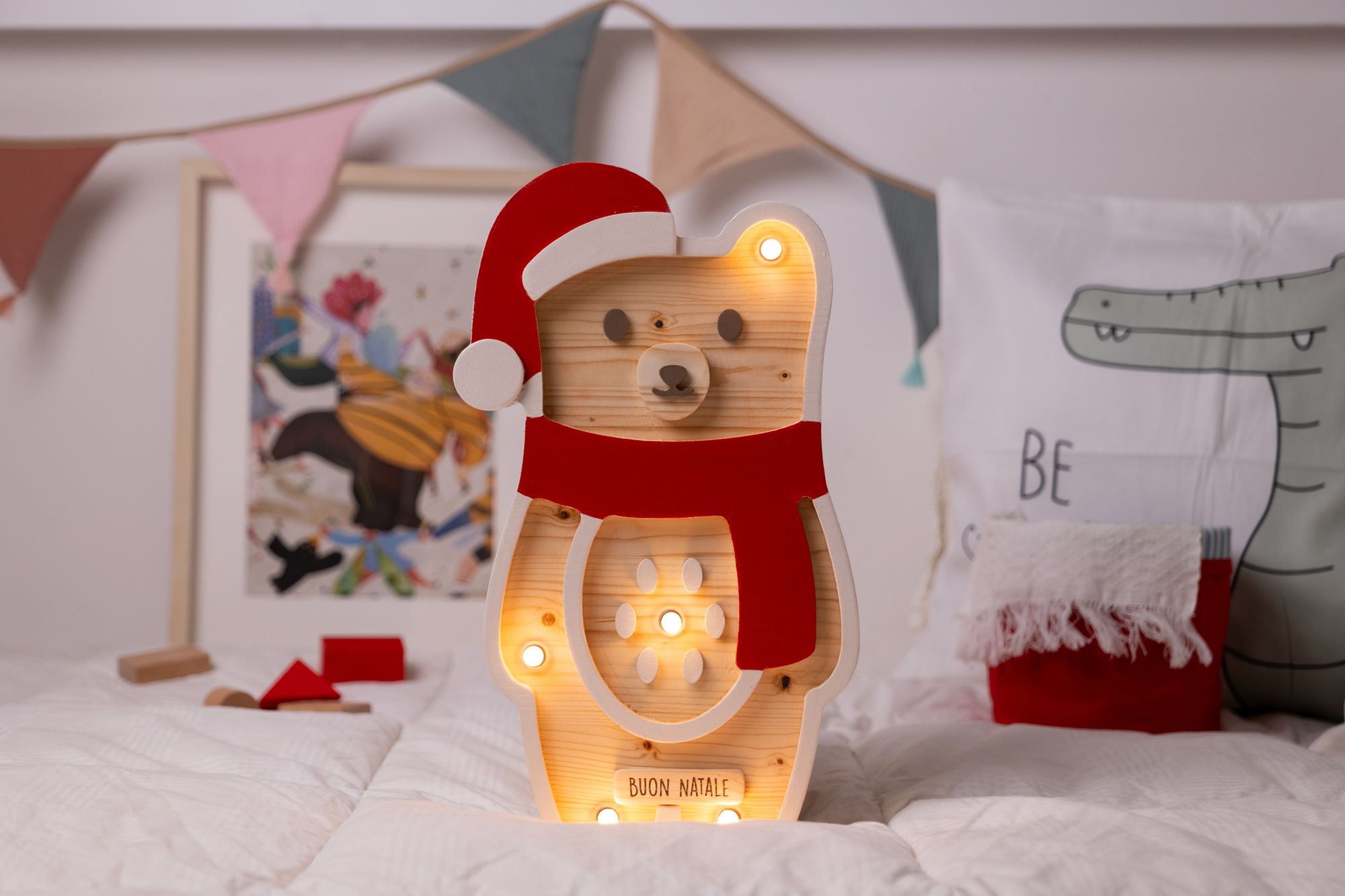 Lampada Orso di Natale