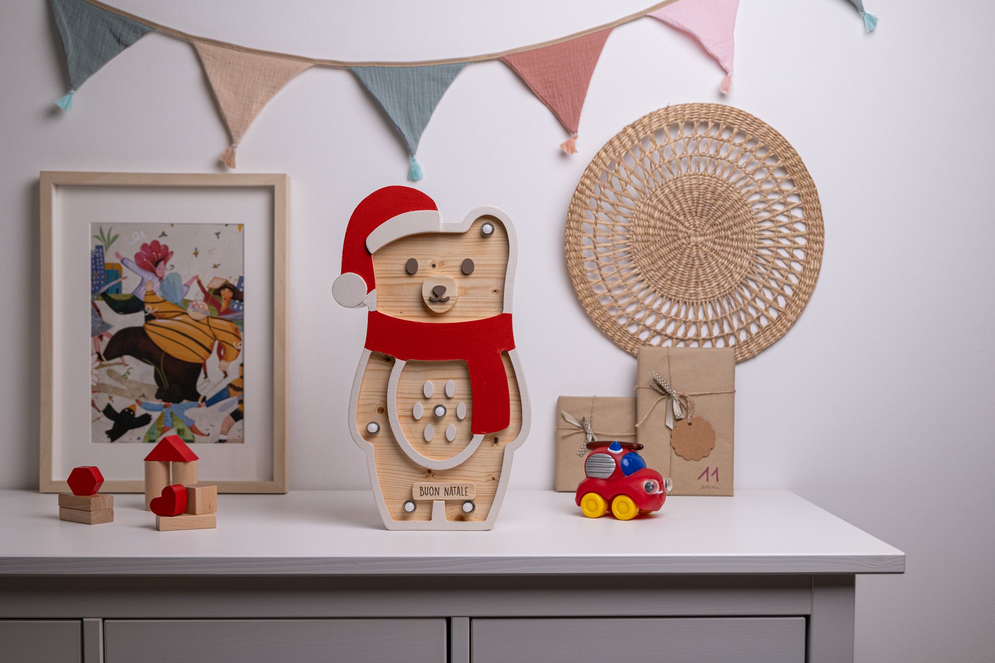 Lampada Orso di Natale