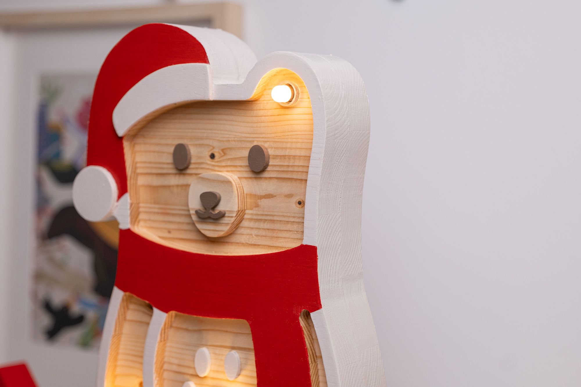 Lampada Orso di Natale