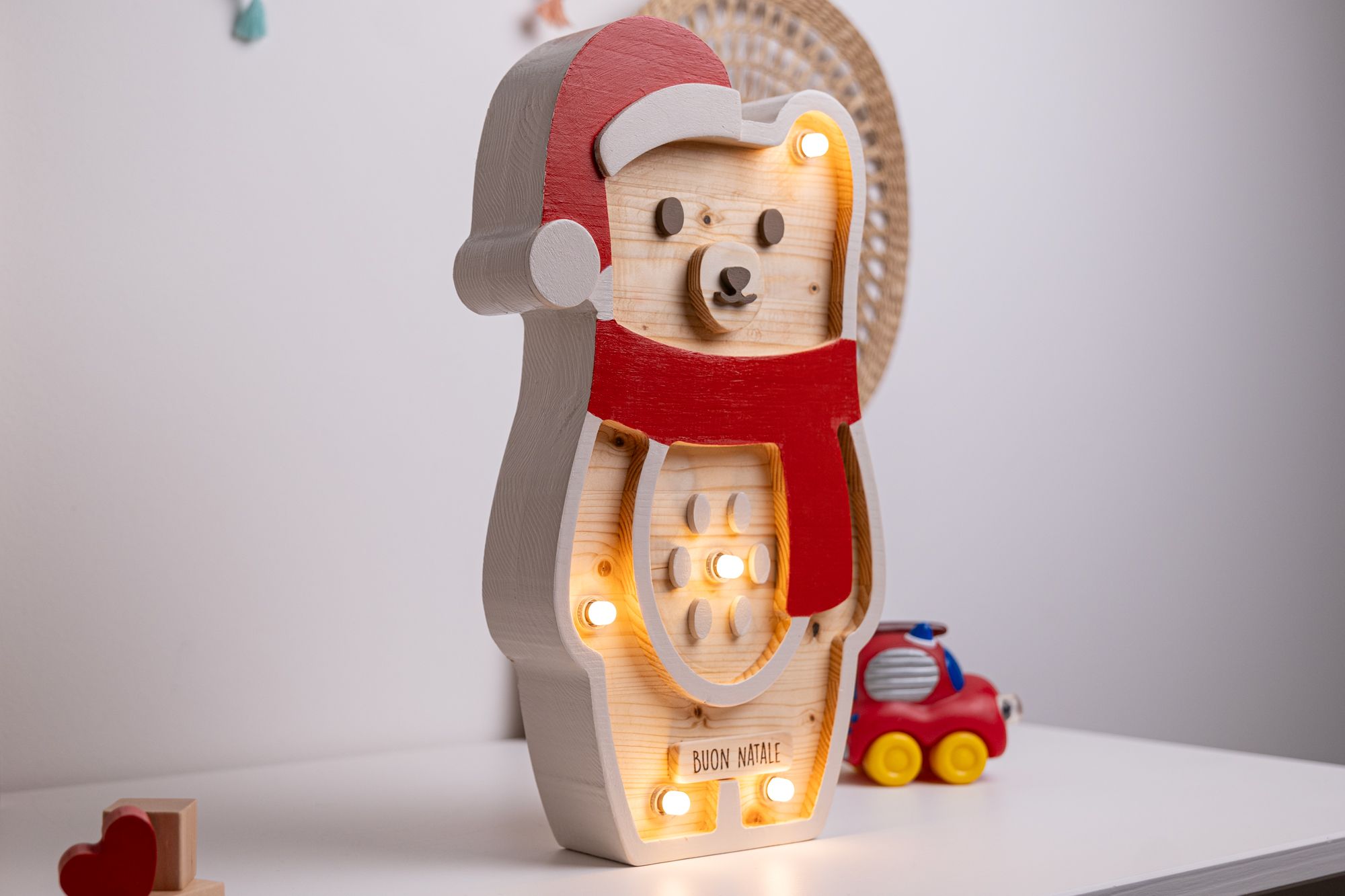 Lampada Orso di Natale