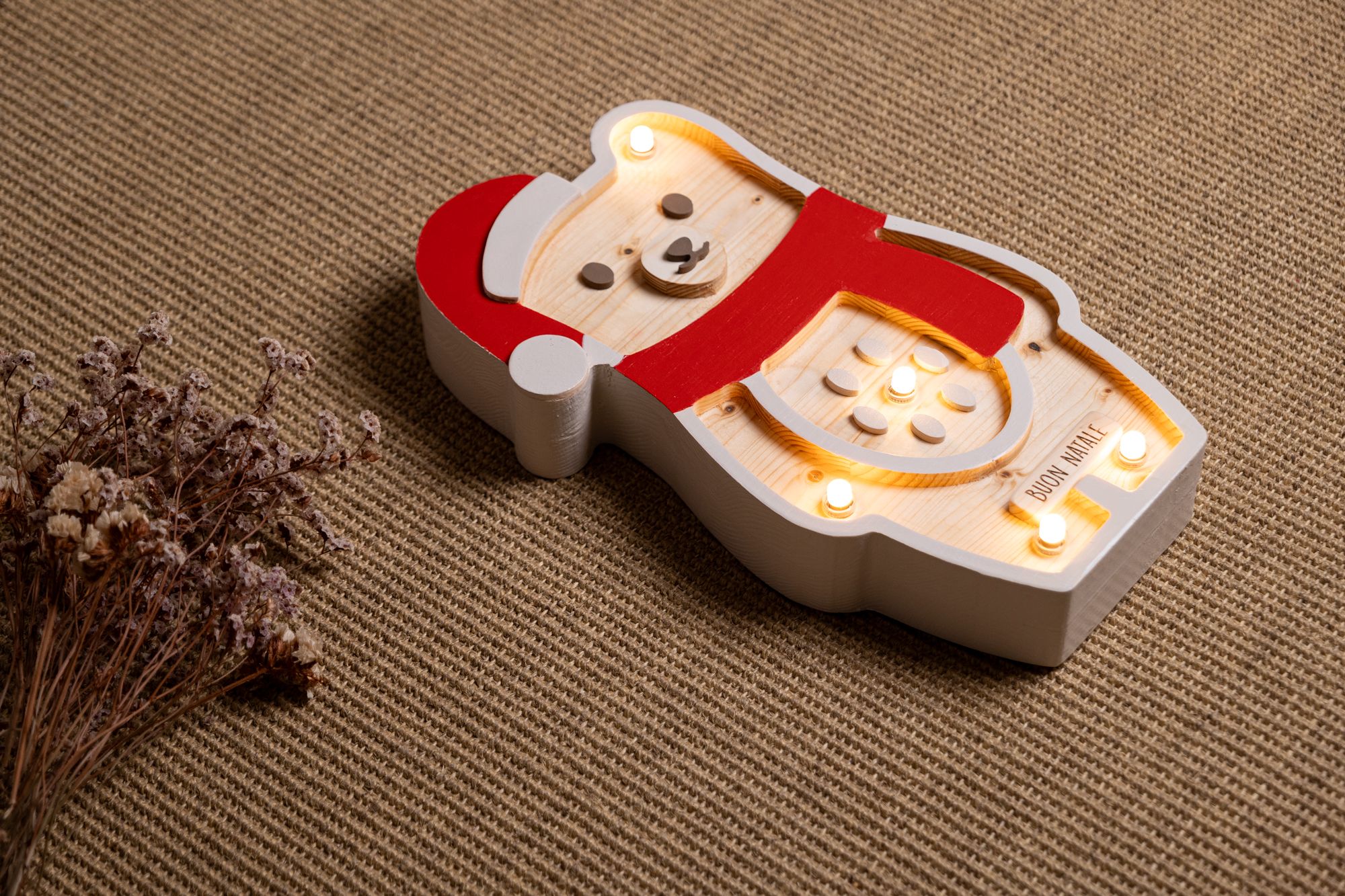 Lampada Orso di Natale